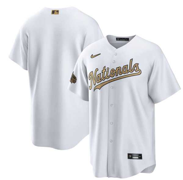 Washington Nationals Blank White 2022 All-Star Cool Base Stitched Baseball Jersey,We sell and wholesale Washington Nationals Blank White 2022 All-Star Cool Base Stitched Baseball Jersey on line form chian!